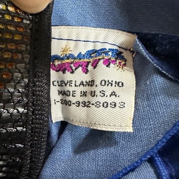 Vintage AMERICAN LEGION velour velvet made in USA hat cap - Picture 2 of 3